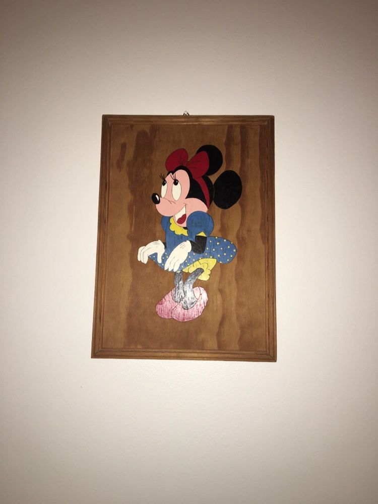 Quadro Minnie - Quadro em madeira - NOVO PREÇO