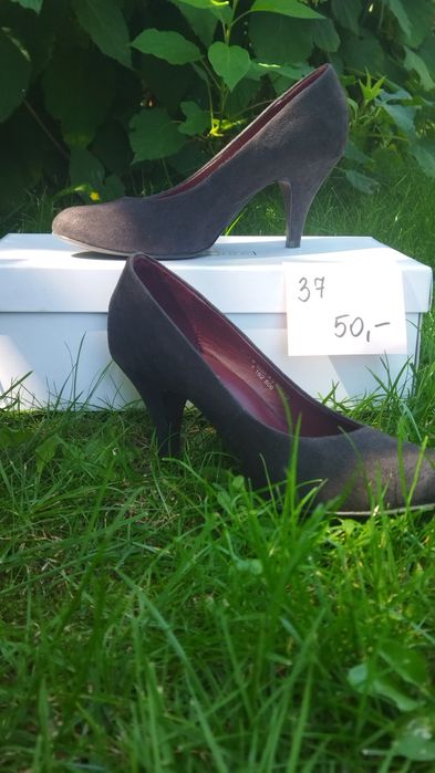 Buty na obcasie Graceland brązowe 37