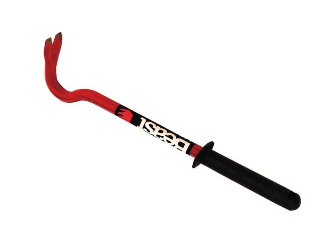Łom stalowy 30 cm, Brecha, łapka stalowa do wyciągania gwoździ