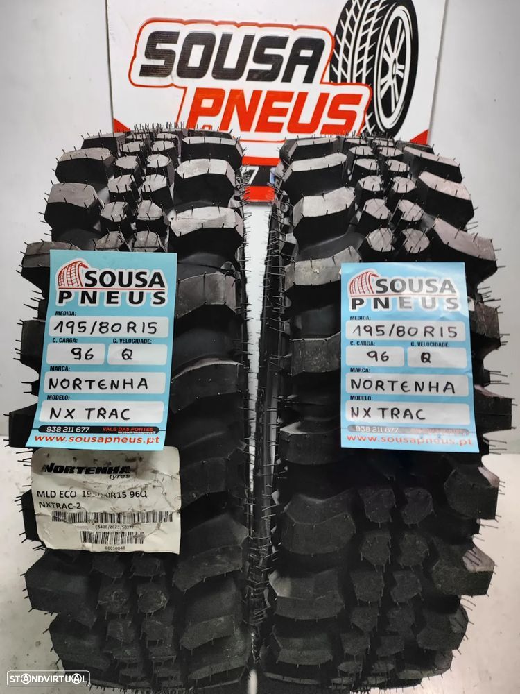 2 pneus novos nortenha nxtrac195-80r15 oferta dos portes