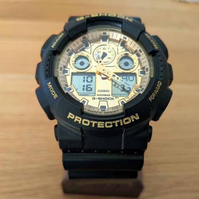 Casio G-Shock GA-100GGB Gold