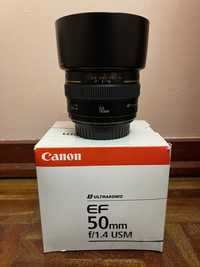 Lente/ Objetiva Canon EF 50mm f/1.4