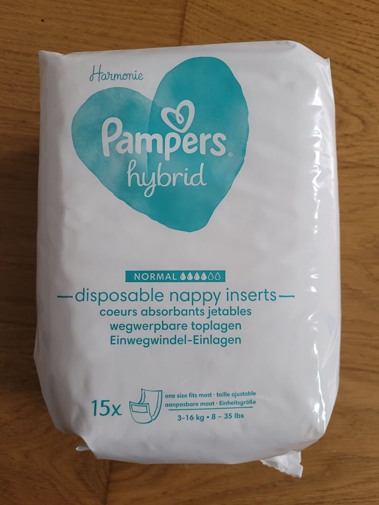 Otulacz we wzory Pampers Harmonie Hybrid, 3szt+wkłady NOWE