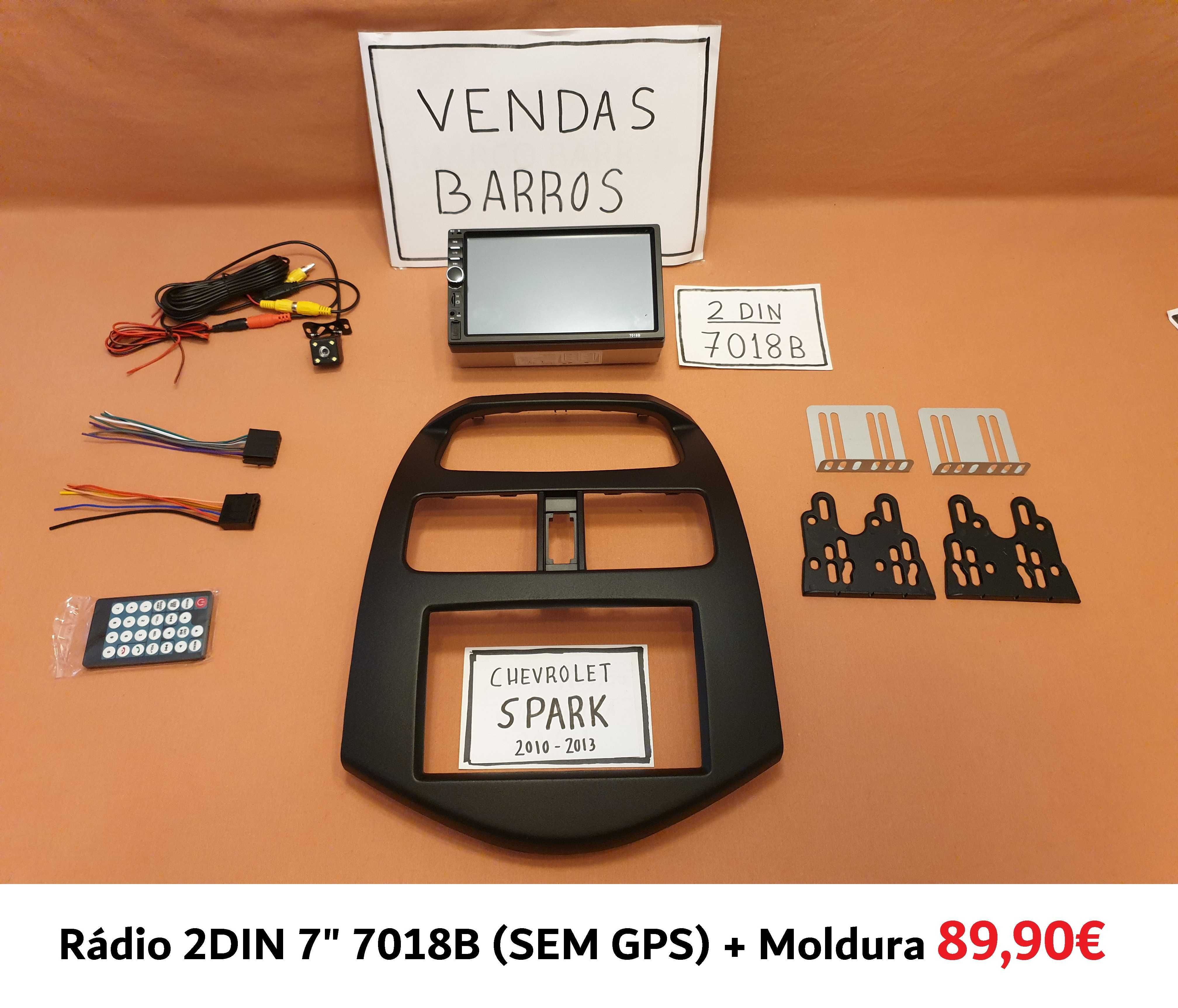 (NOVO) Rádio 2DIN • CHEVROLET Spark (M300) • Android GPS [4+32GB]