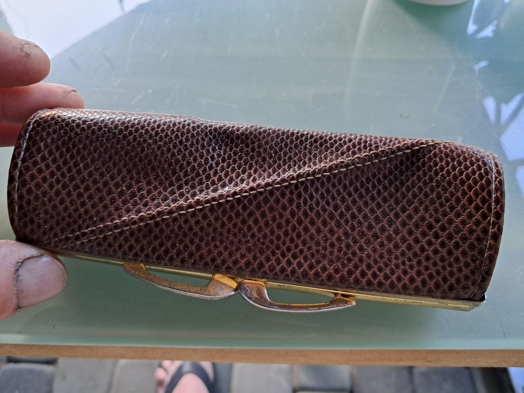 Etui na okulary  skóra