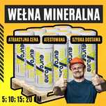 Wełna mineralna 20cm - 29,9 zl/m2 dostępne inne grubości