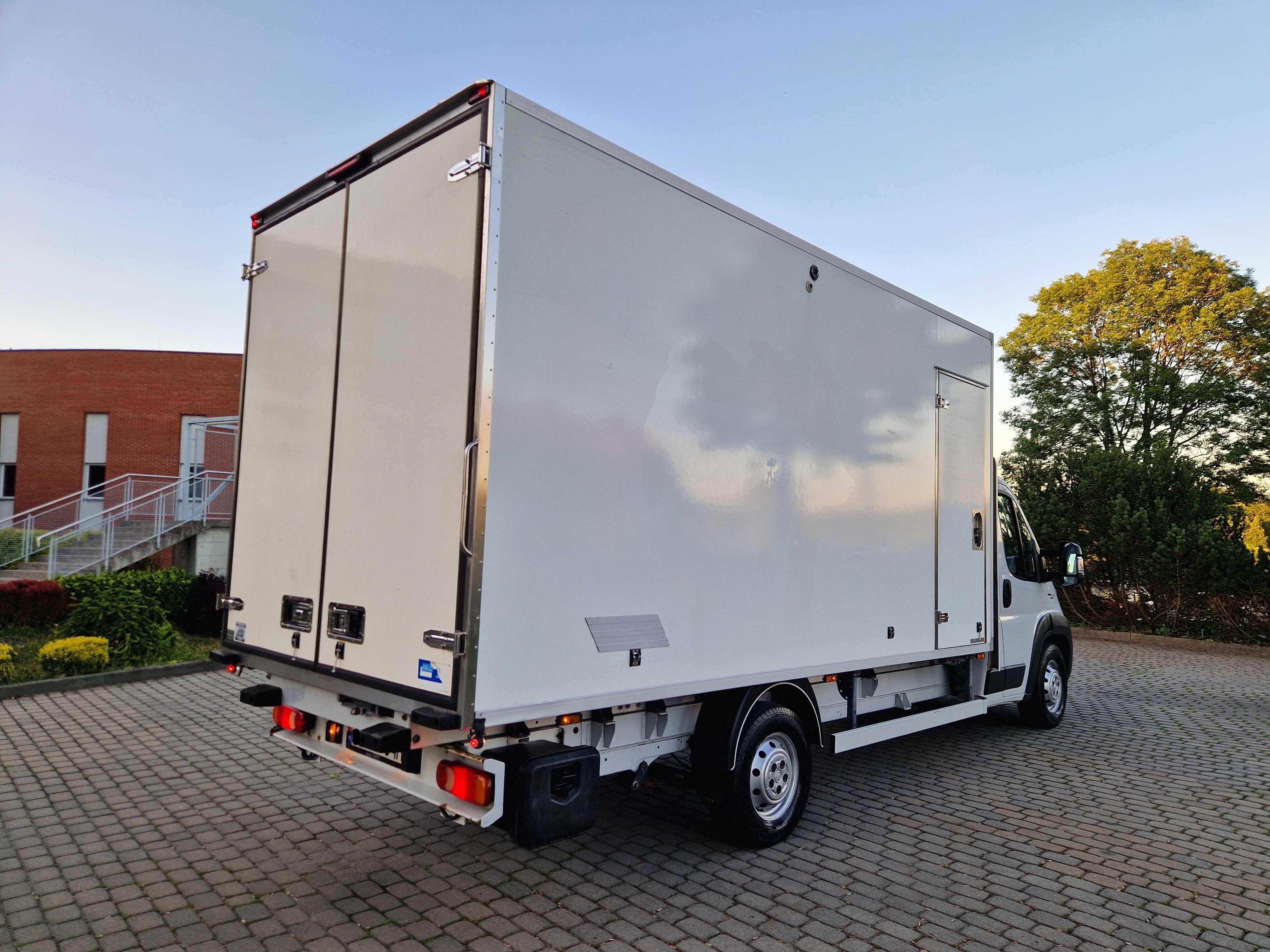Fiat Ducato 180KM Max Kontener Izoterma Kamper Van Webasto Łóżko Klima