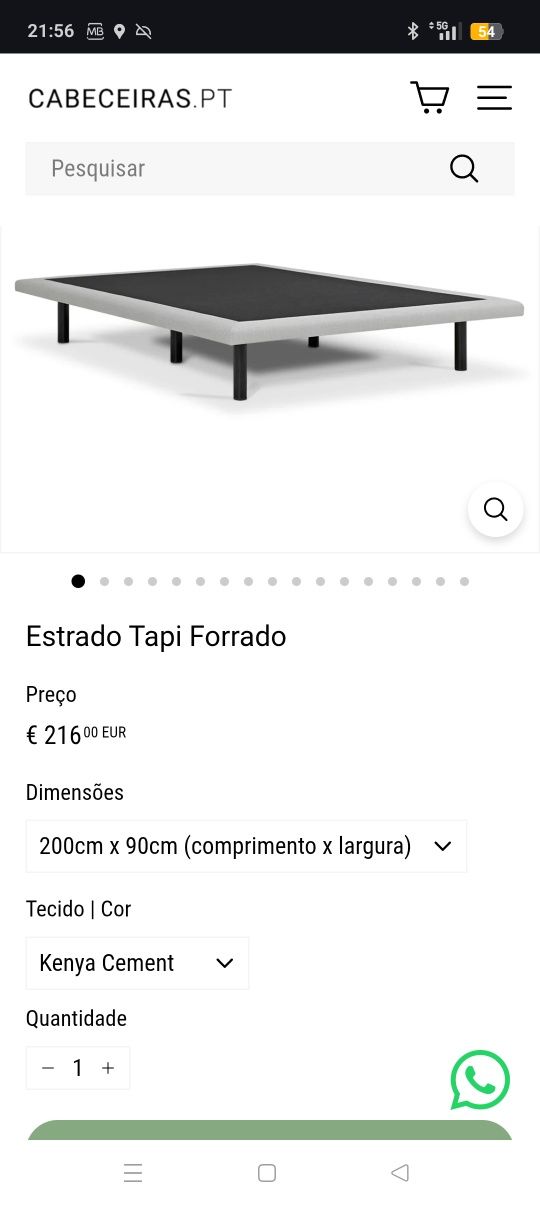 Estrado 160 x 200