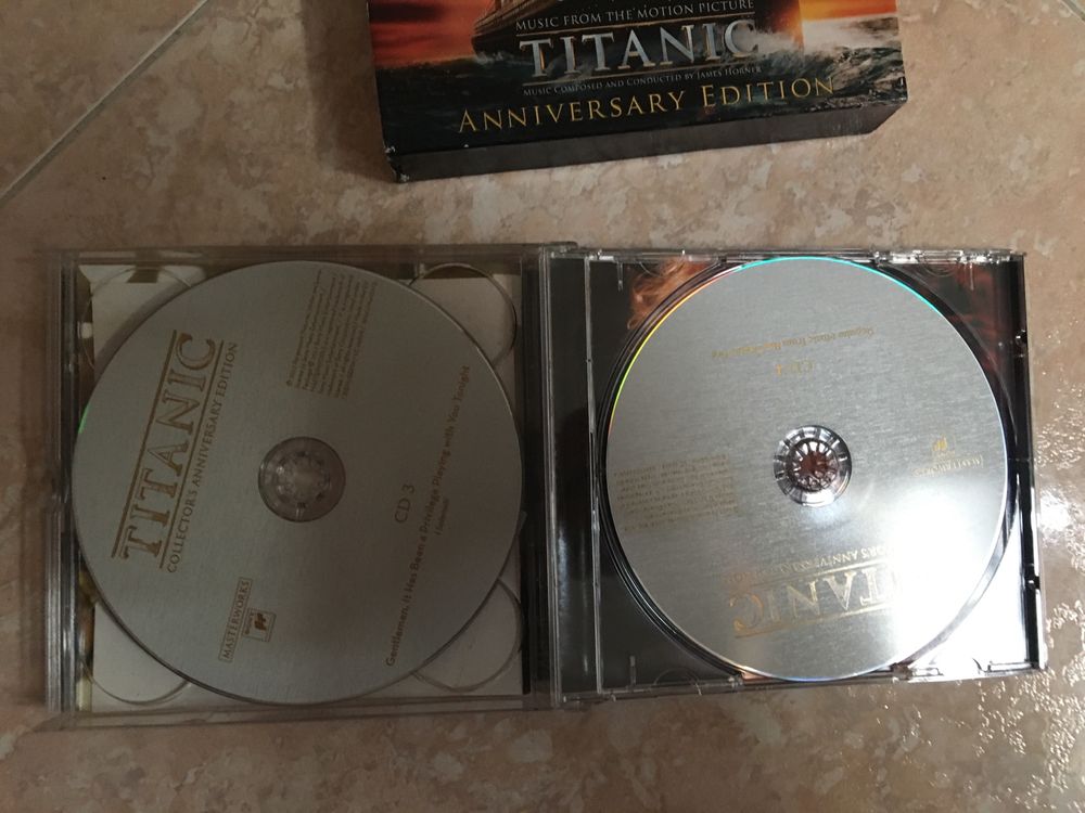 Cd box banda sonora Titanic (ed. colecionador 4 discos)