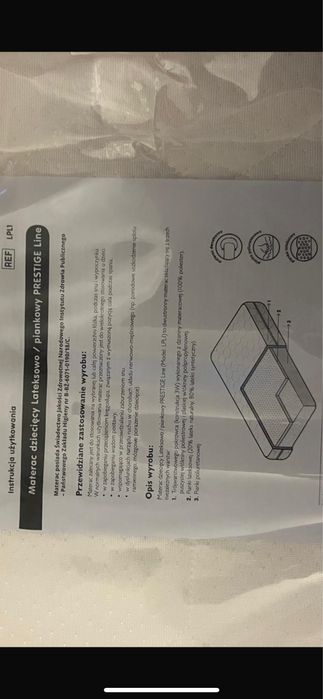 Nowy Materac dzieciecy lateksowo-piankowy prestige line Woodies 140x70