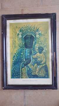 Stary obraz Matka Boska Częstochowska