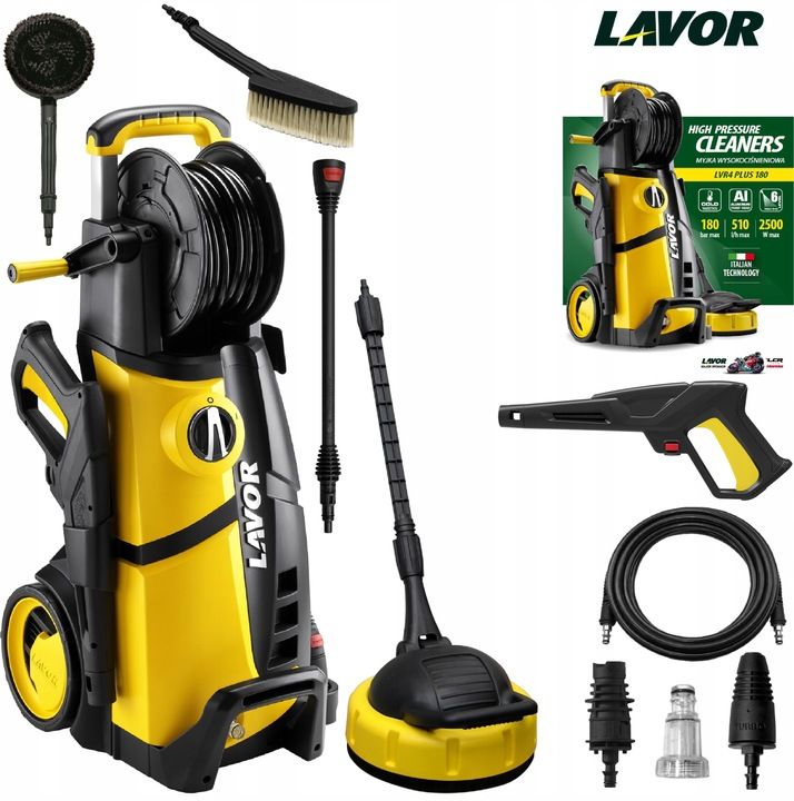 Myjka Ciśnieniowa Lvr4 180 Bar 2500w Zestaw Xl