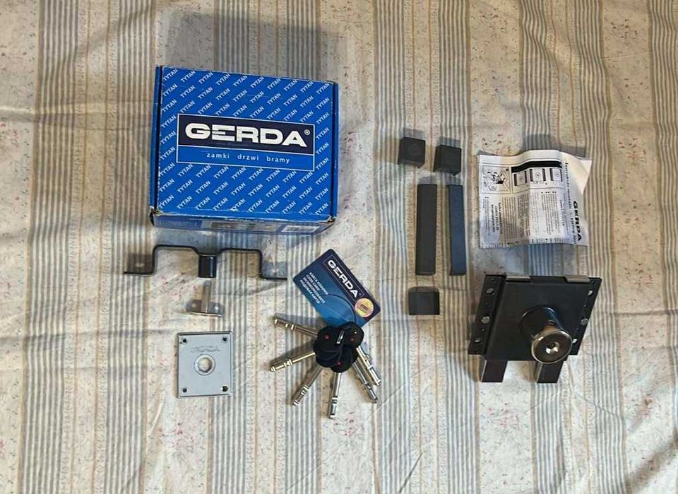 Zamek Gerda Tytan ZK grafit antywłamaniowy dwubębenkowy