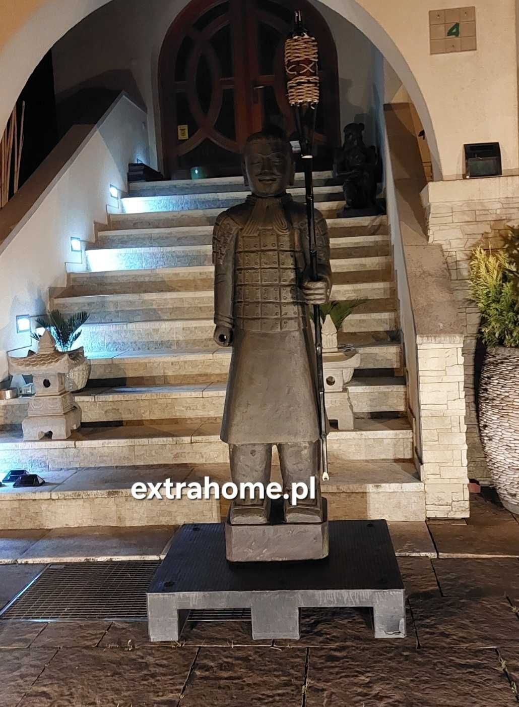 160cm komplet rzeźb strażnika z terakoty do ogrodu 2szt prawo/lewo