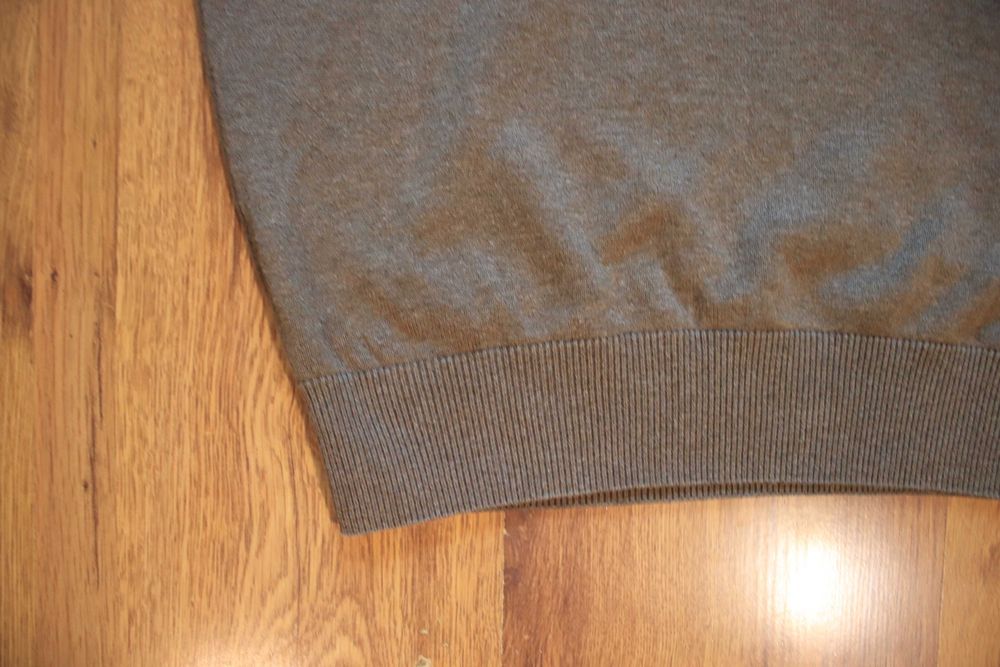 Sweter Meyer and Meyer r. M beżowy męski bawełniany okrągły dekolt