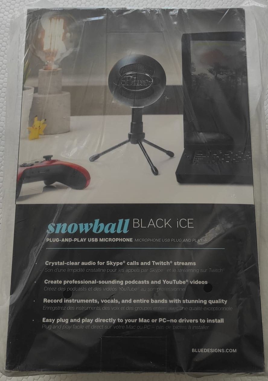 Microfone Logitech Blue Ice Snowball