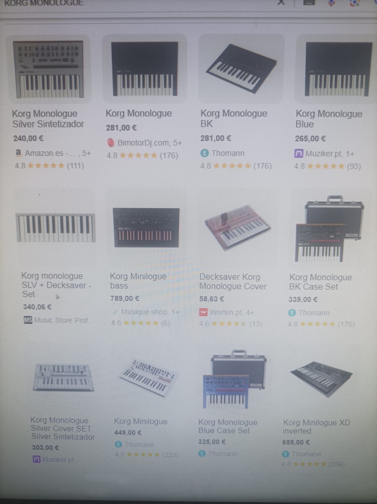 Venda de Korg Monologue - Sintetizador Analógico
