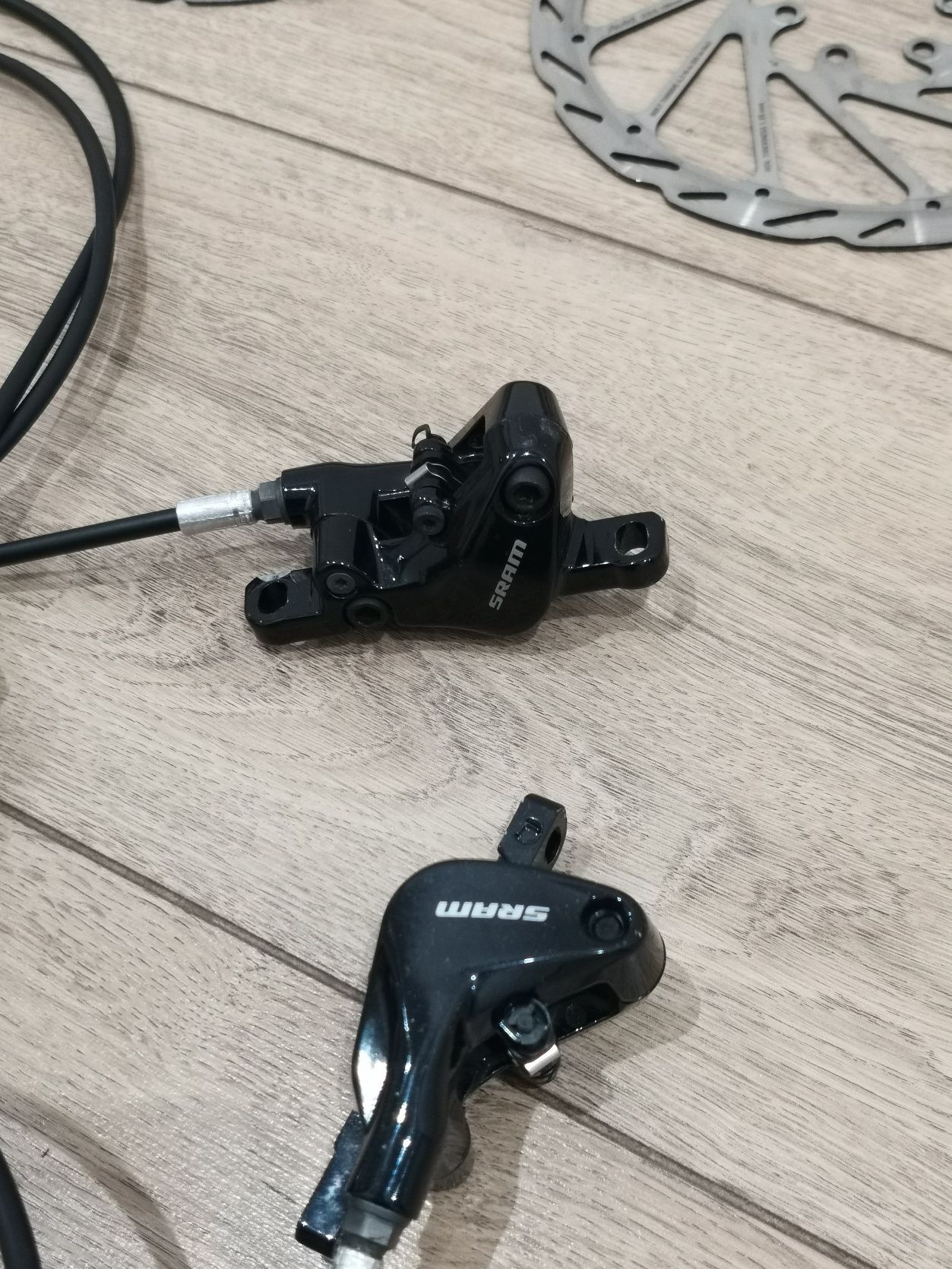 Hamulce Sram Level tl + tarcze 180, 160