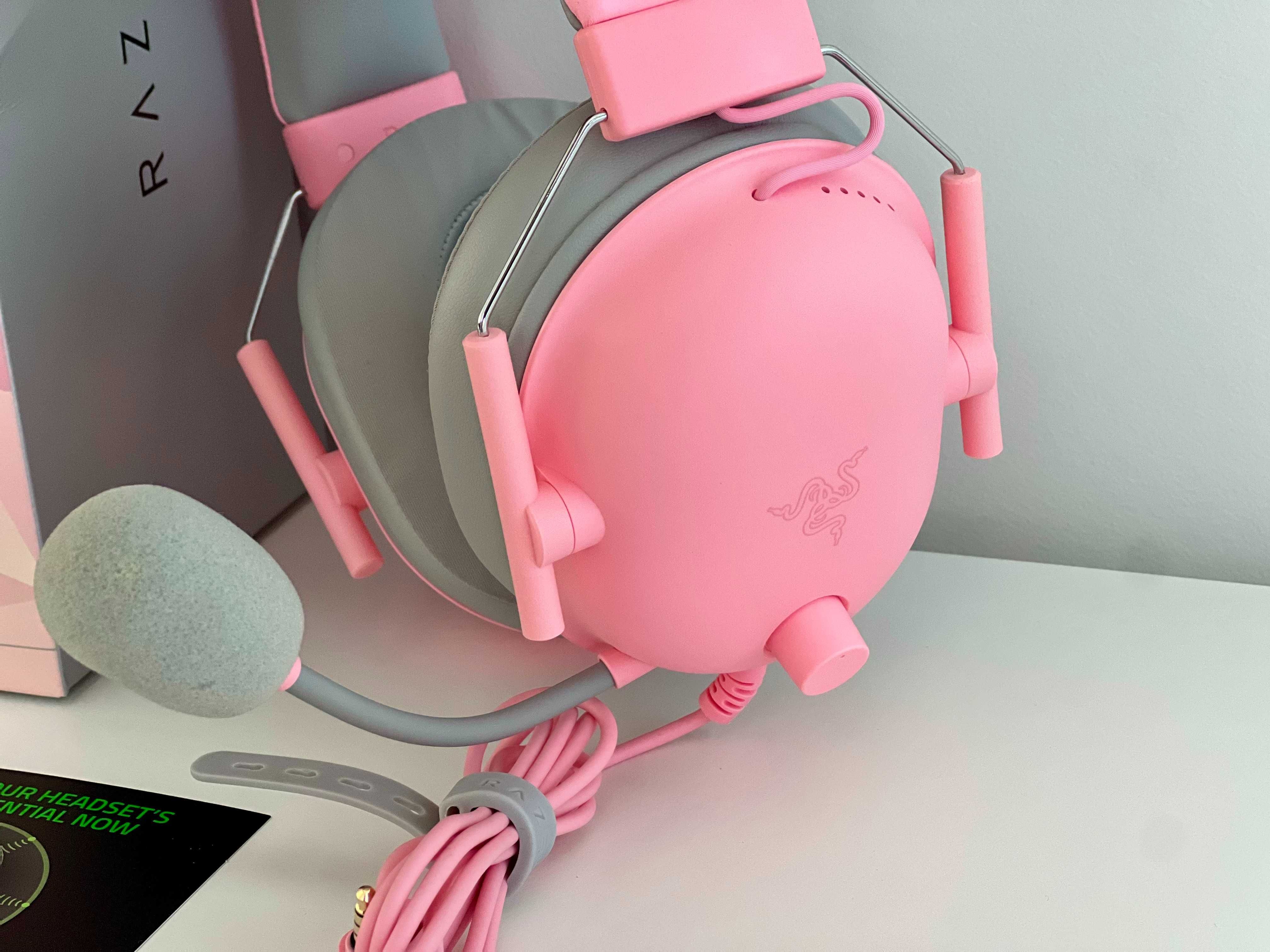Headset Razer Blackshark V2 X 7.1 - Rosa