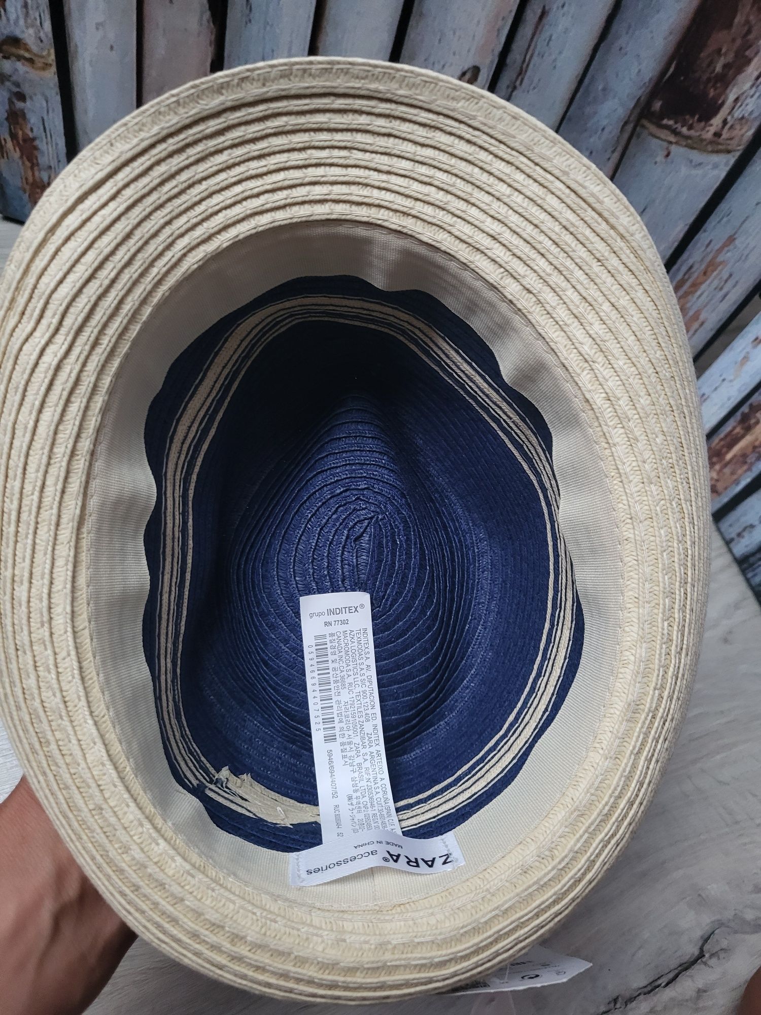 Kapelusz zara dla chłopca rozmiar S 52 cm.