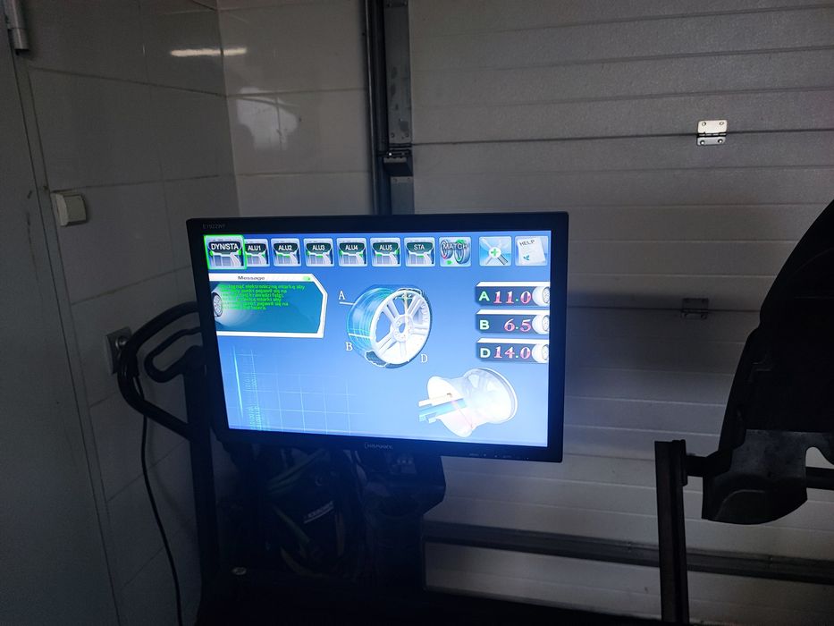 Wyważarka wyswietlacz laser mało uzywana