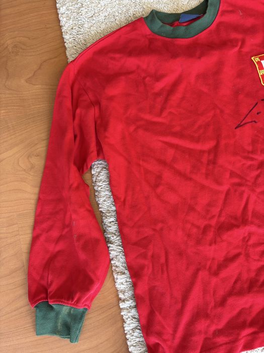 Camisola Histórica da Seleção Nacional Autografada por Eusébio