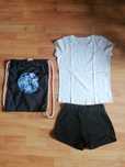 4f zestaw w-f spodenki, t-shirt, worek dziewczynka