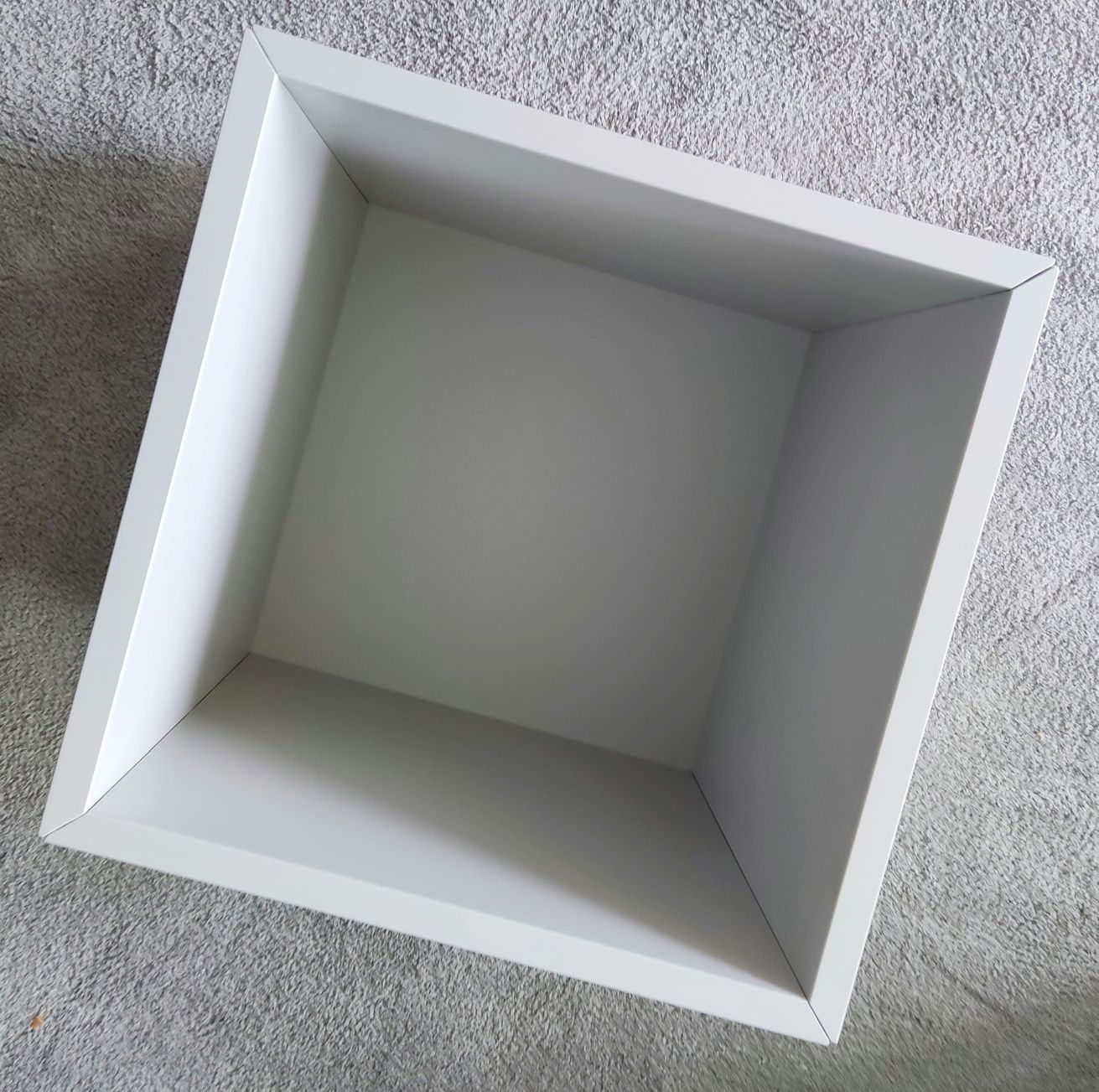 Stan idealny Półka Ikea Eket 35x35x35 jasnoszary z szyną montażową