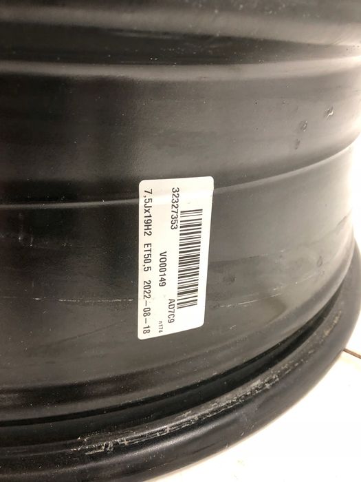 felga aluminiowa volvo oe 31423931 7.5 x 19 5x108 et 50,5 idealna mat
