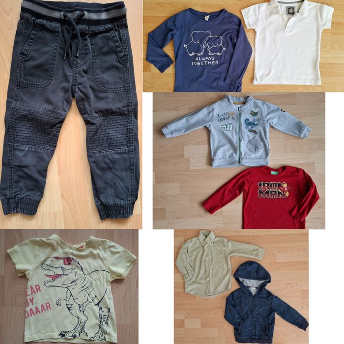 Ubranka dla chłopca rozm.  98 cm. H&M, Benetton i inne.