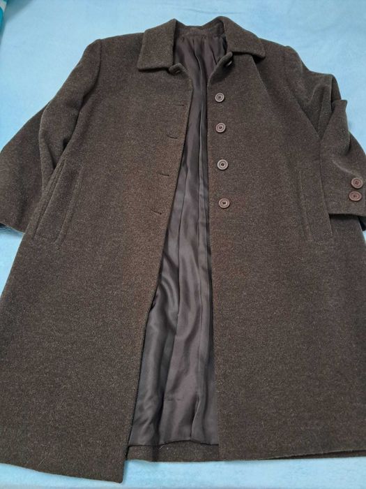 Casaco de fazenda comprido castanho tam XL