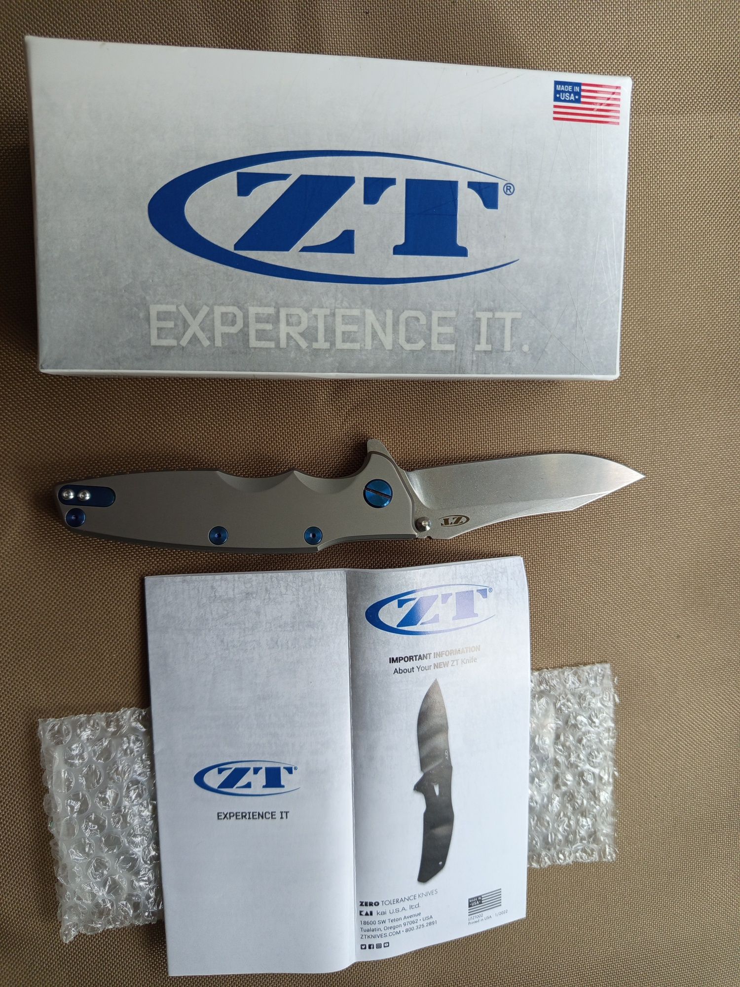 Нож Zero Tolerance 0392 Ti Hinderer