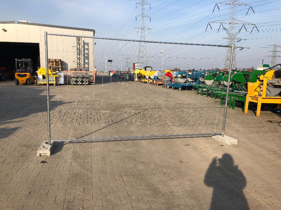 Ogrodzenie budowlane tymczasowe panel ażurowy 3,5 panelowe 35 metrów