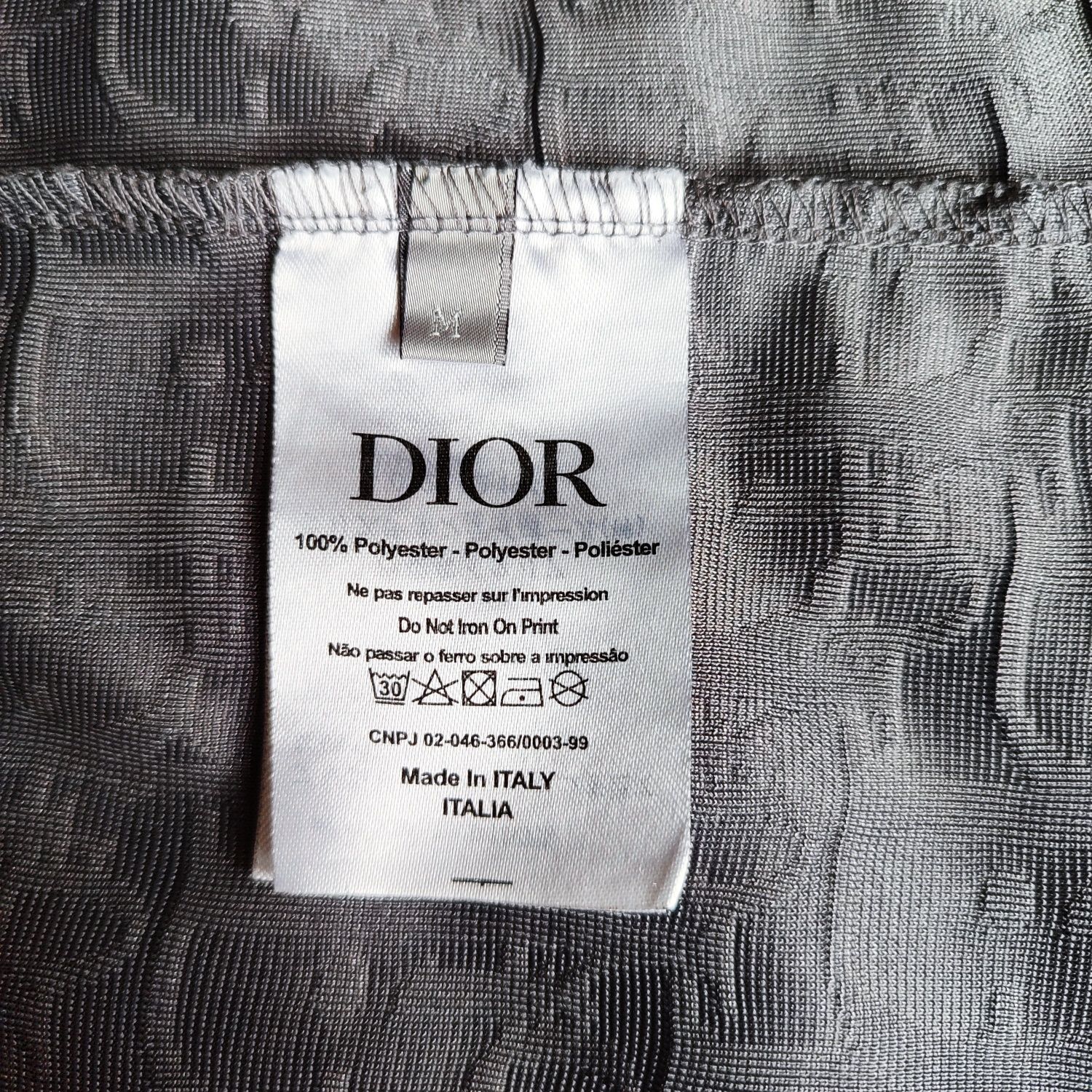 Dior Homme Oblique Monogram koszulka