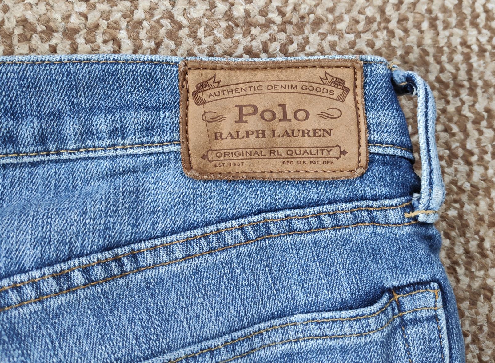 POLO RALPH LAUREN Eldridge Skinny джинсы Оригинал W36 L34

Состояние