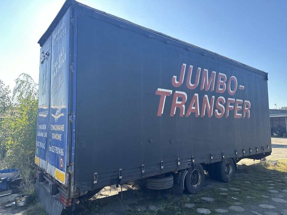 Przyczepa tandem 8 metrow