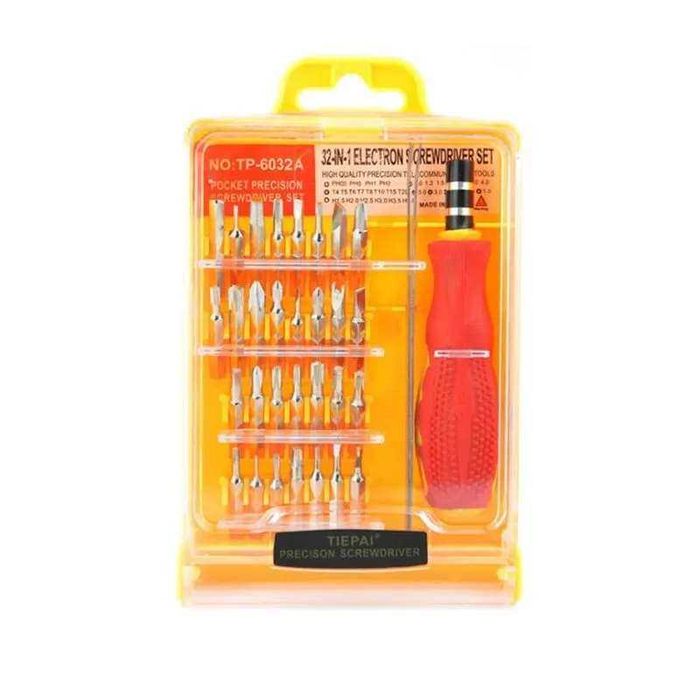 Zestaw wkrętaków 32 w 1 precyzyjnych magnetycznych.