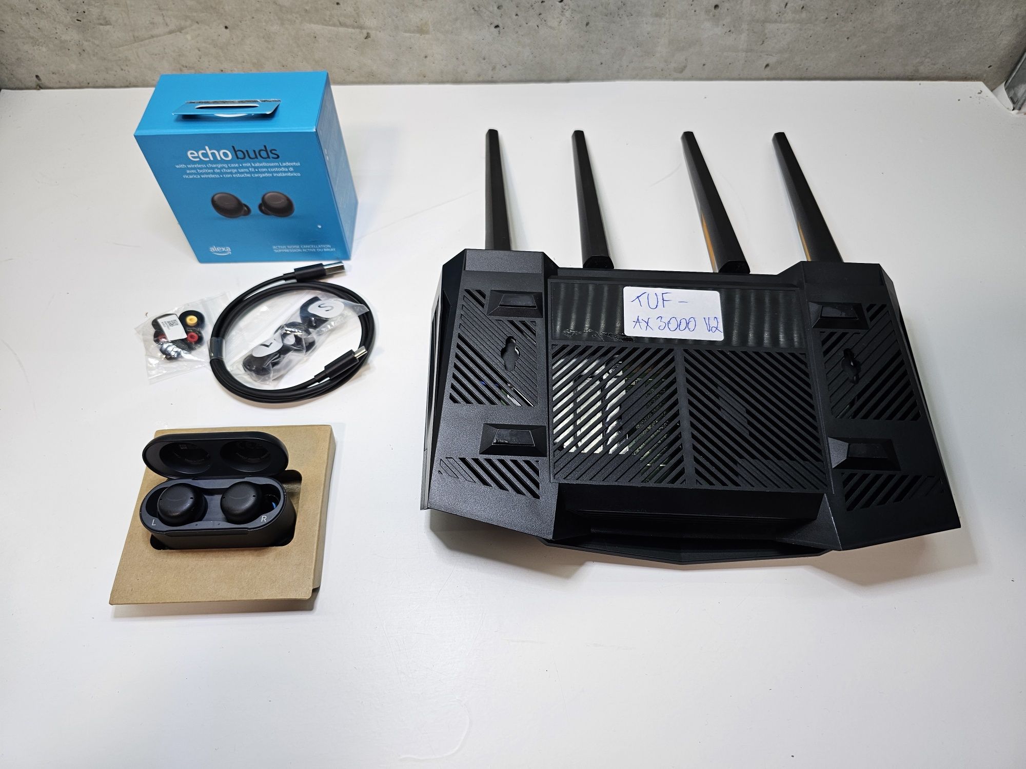 АКЦІЯ 1+1! ASUS TUF Gaming AX3000 V2 + Amazon Echo Buds у ПОДАРУНОК