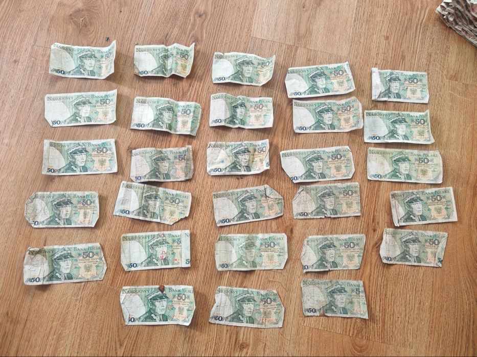 Zestaw banknotow PRL 50 zł  28 sztuk