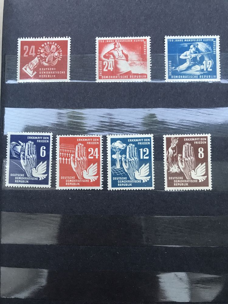 Znaczki  DDR kolekcjonerskie
