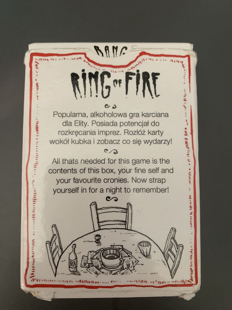 Ring of fire - imprezowa gra karciana do picia