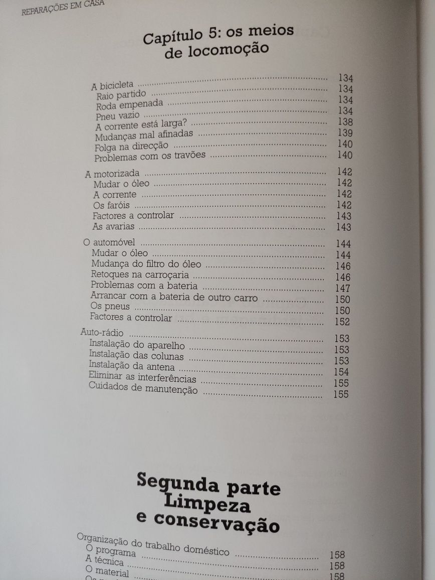 Livro Reparações em Casa