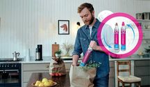 SodaStrem wymiana butli system quick connect różowe 25 zł