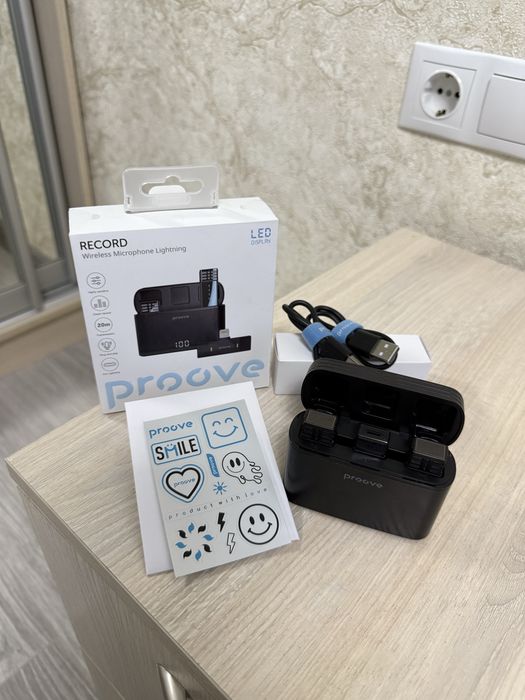 Бездротовий мікрофон Proove Wireless Microphone Lightning (для )