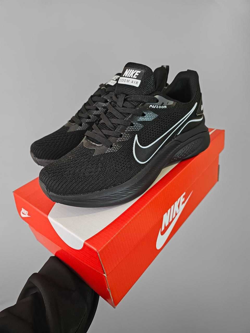 Дихаючі кросівки Nike Zoom Pegasus Black Розміри 41-46р.