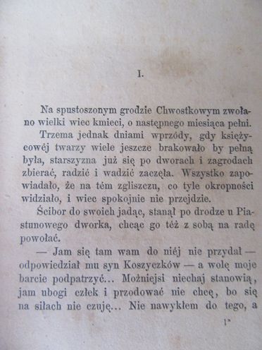 Антикварная старая книга 1876р. J. I. Kraszewski