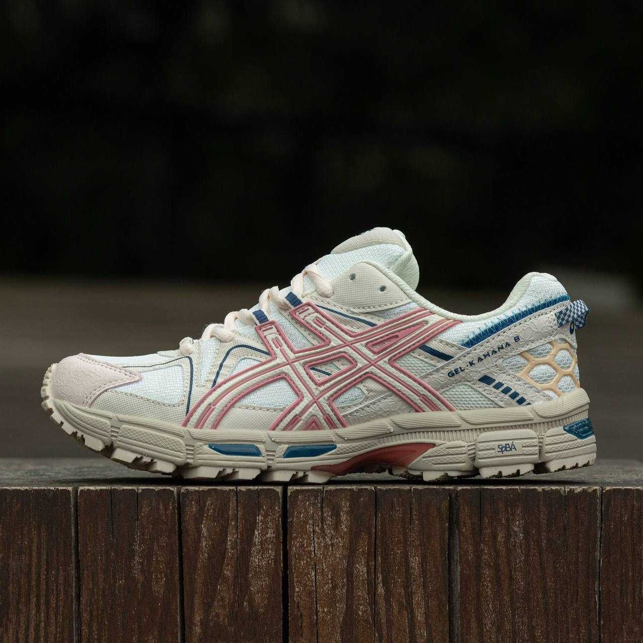 Кросівки Asics Kahana 8 White Blue Pink | Кросівки Асікс
