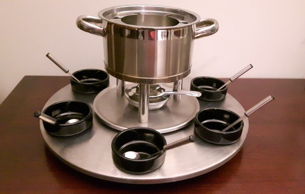 Fondue completo em Inox