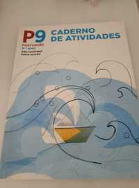 P9 - Português - 9º ano - Caderno de atividades, como Novo.