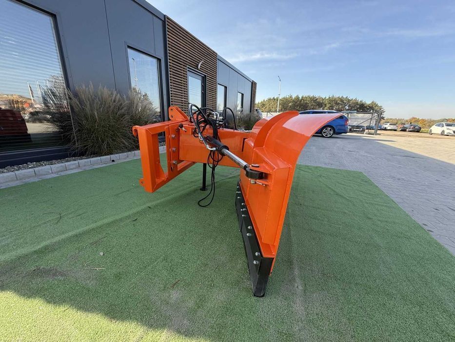 Pług ciężki SKŁADANY do śniegu Metal-Technik spych śnieżny strzałka